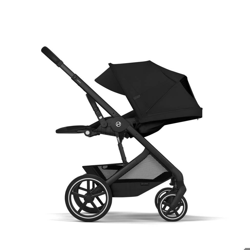 Cybex® Balios™ S Lux Stroller Moon Black (Black Frame)