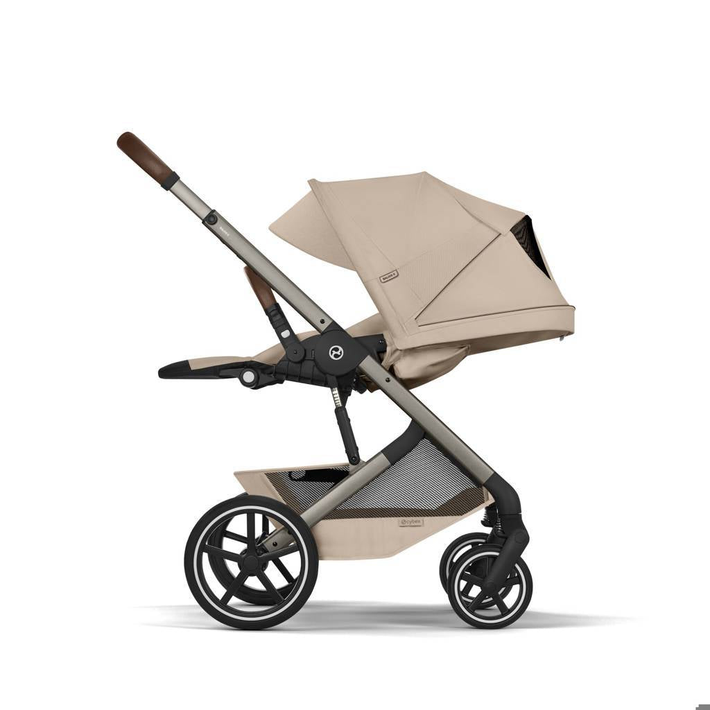 Cybex® Balios™ S Lux Stroller Almond Beige (Taupe Frame)