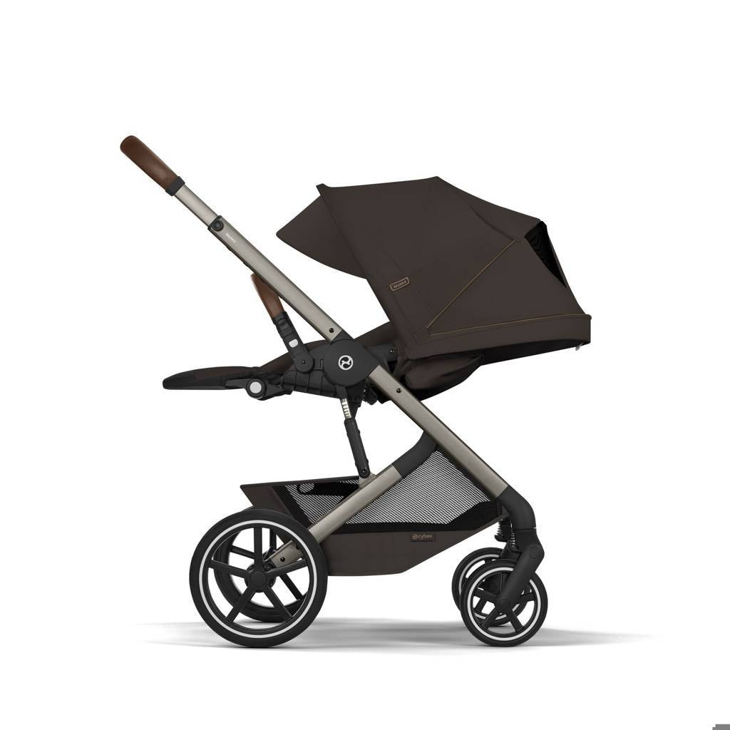 Cybex® Balios™ S Lux Stroller Chocolate Brown (Taupe Frame)