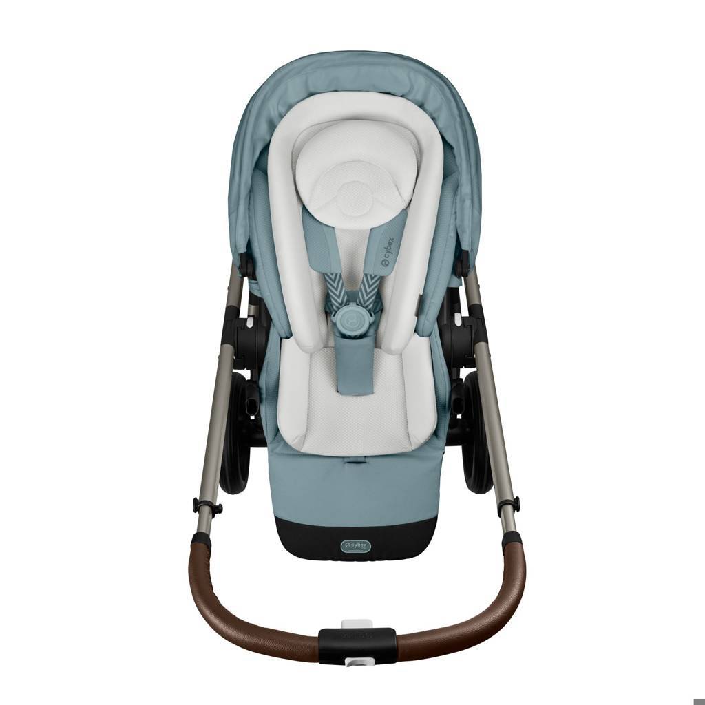 Cybex® Otroški voziček z zložljivo košaro 2v1 Balios S Lux Stormy Blue (Taupe Frame)