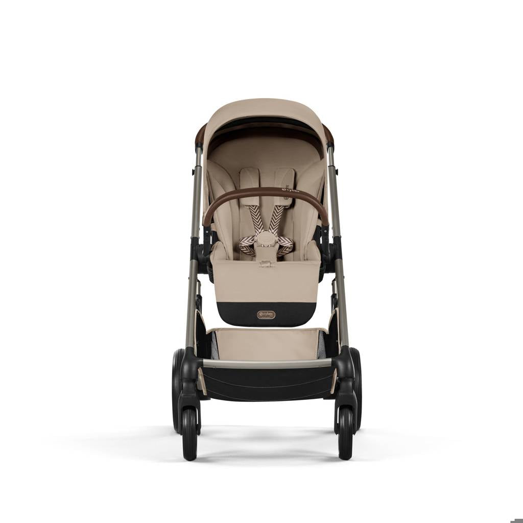 Cybex® Otroški voziček s košaro 2v1 Balios S Lux Almond Beige (Taupe Frame)