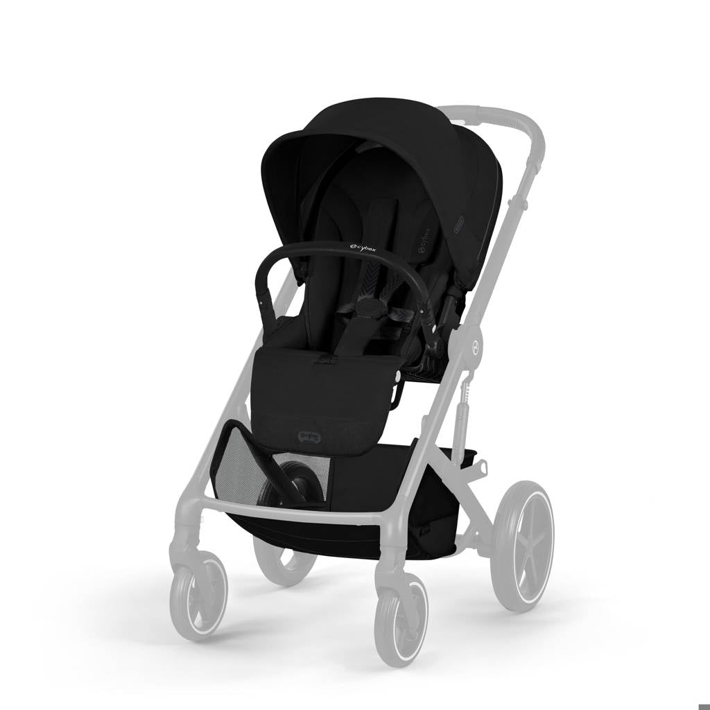 Cybex® Otroški voziček s košaro 2v1 Balios S Lux Moon Black (Black Frame)