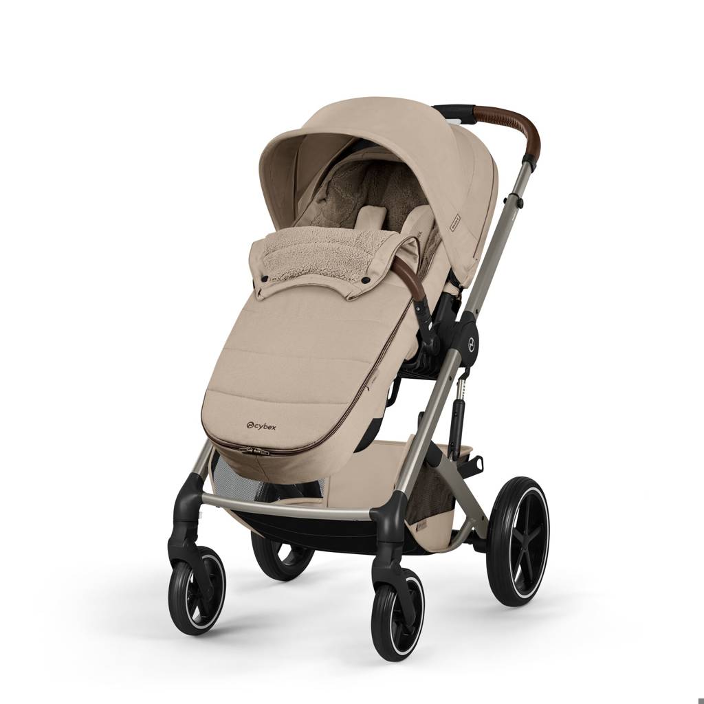Cybex® Otroški voziček s košaro 2v1 Balios S Lux Almond Beige (Taupe Frame)