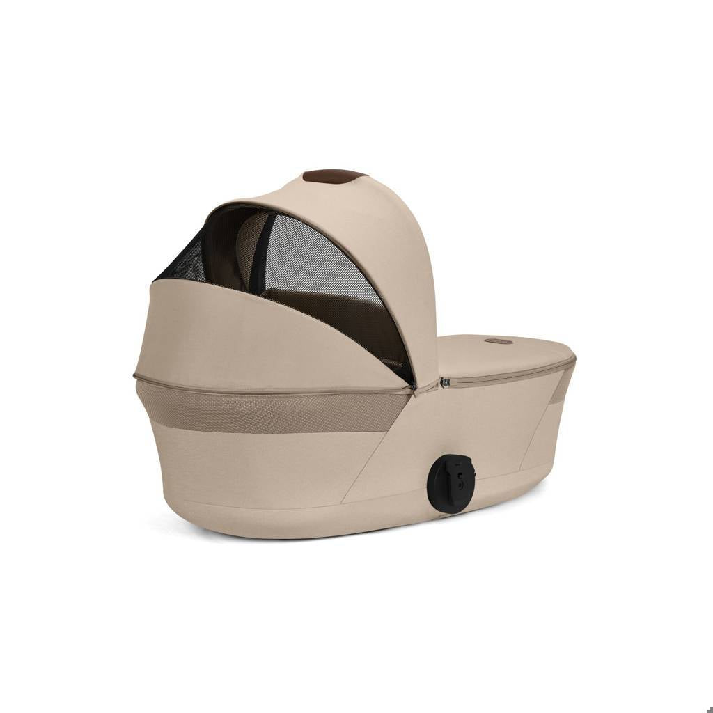 Cybex® Otroški voziček z zložljivo košaro 2v1 Balios S Lux Almond Beige (Taupe Frame)