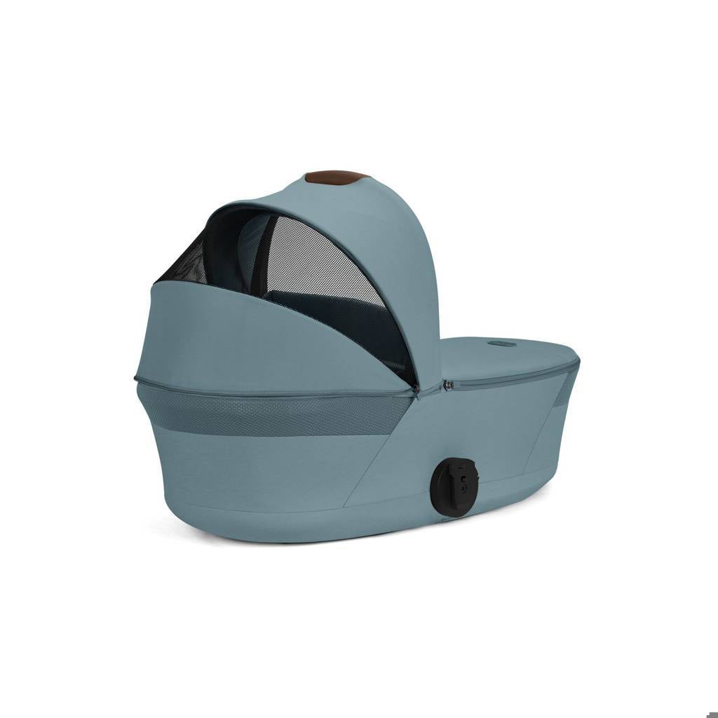 Cybex® Otroški voziček z zložljivo košaro 2v1 Balios S Lux Stormy Blue (Taupe Frame)