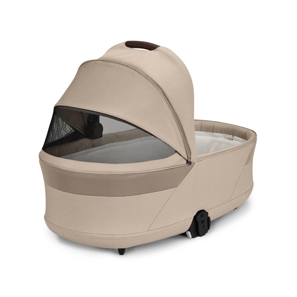 Cybex® Otroški voziček s košaro 2v1 Balios S Lux Almond Beige (Taupe Frame)