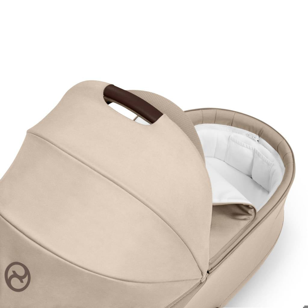 Cybex® Otroški voziček s košaro 2v1 Balios S Lux Almond Beige (Taupe Frame)