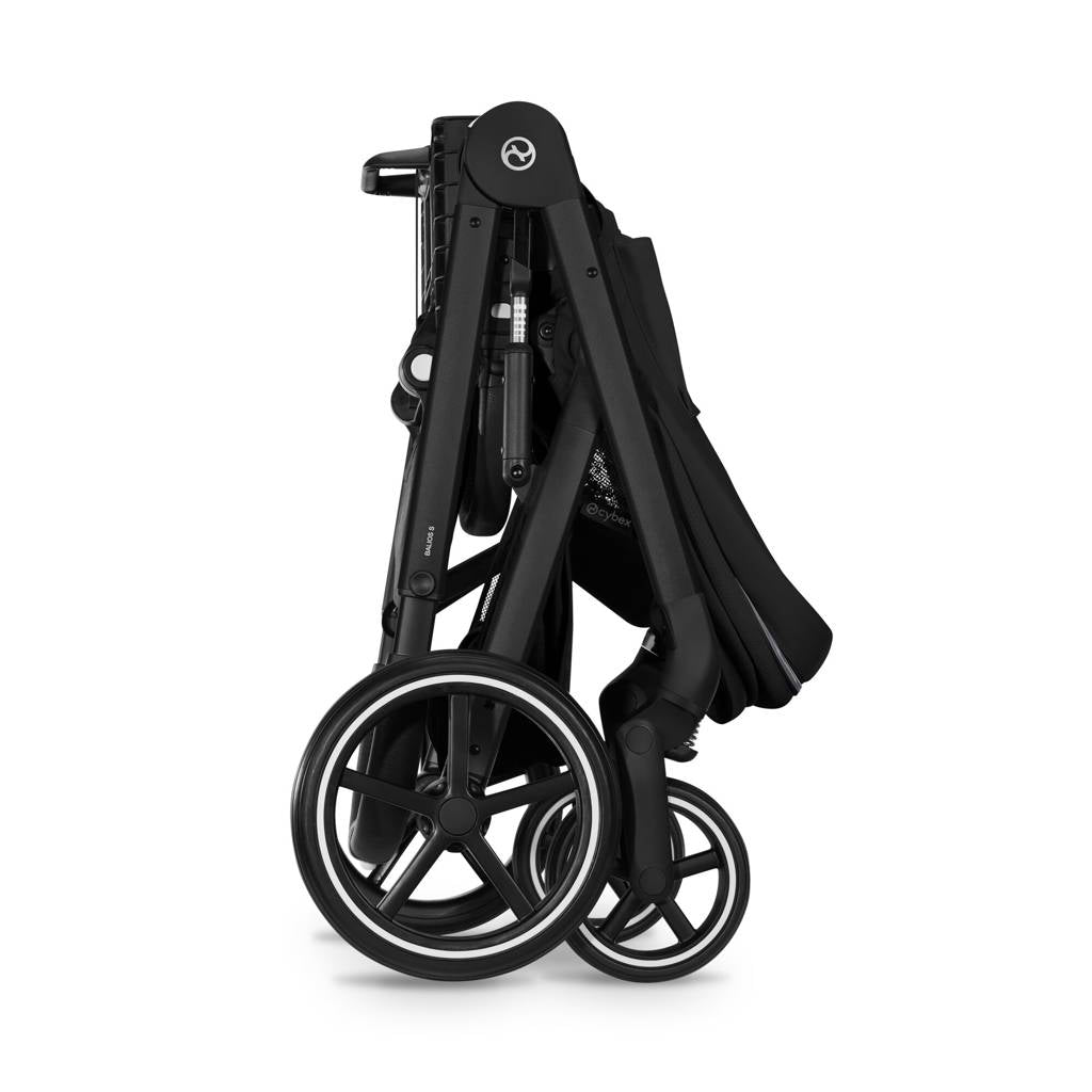 Cybex® Otroški voziček s košaro 2v1 Balios S Lux Moon Black (Black Frame)