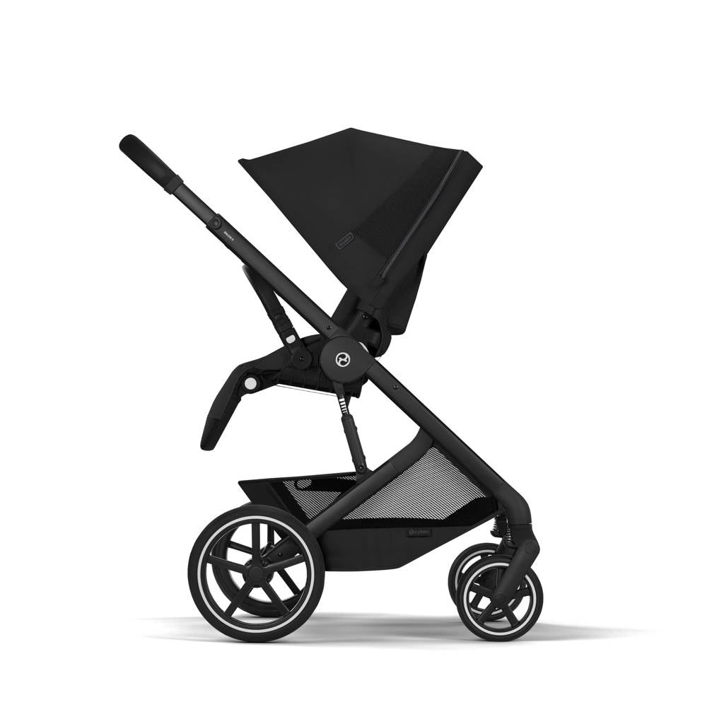 Cybex® Otroški voziček s košaro 2v1 Balios S Lux Moon Black (Black Frame)