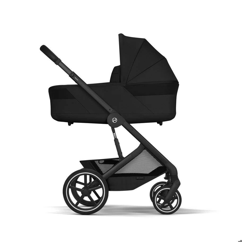 Cybex® Otroški voziček s košaro 2v1 Balios S Lux Moon Black (Black Frame)