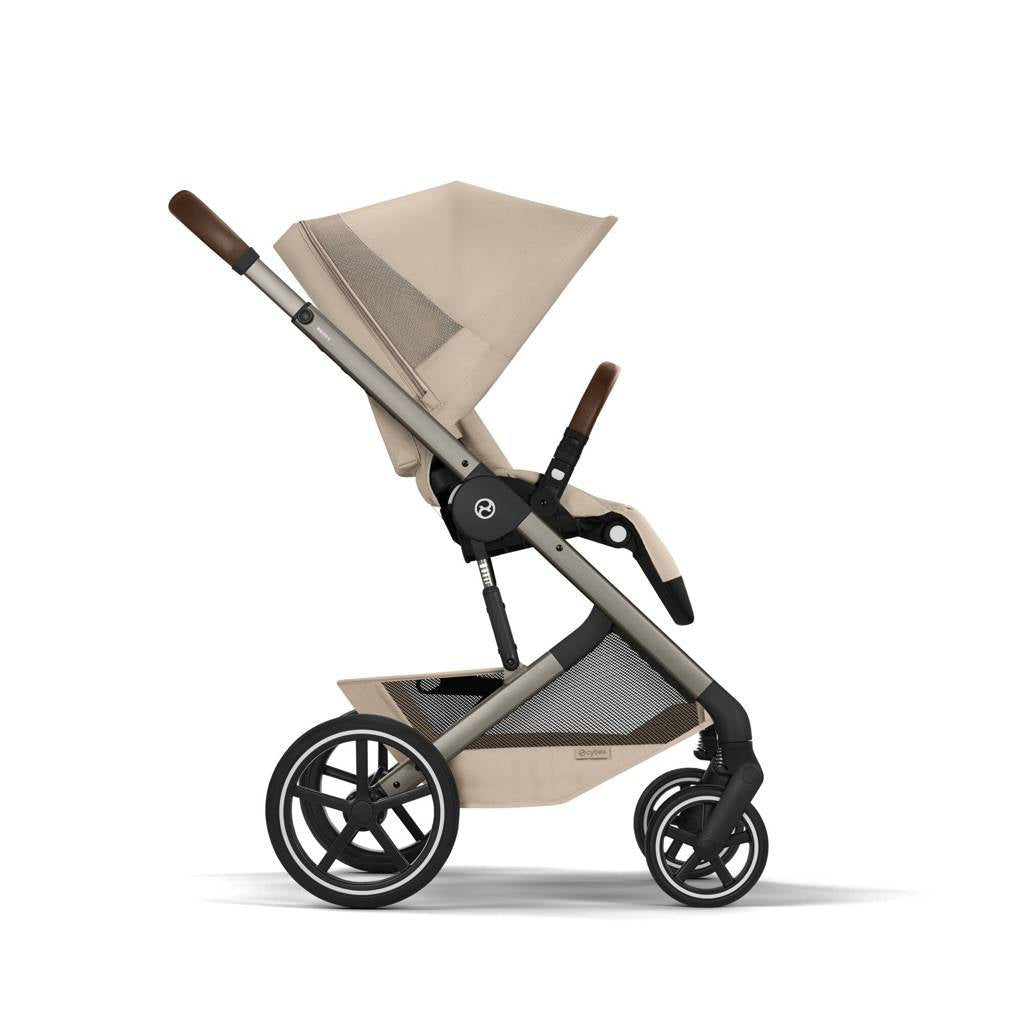 Cybex® Balios™ S Lux Stroller Almond Beige (Taupe Frame)