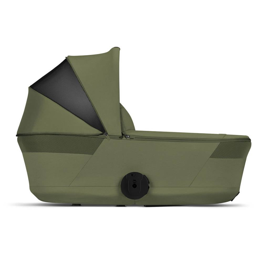 Cybex® Otroški voziček z zložljivo košaro 2v1 Balios S Lux Moss Green (Taupe Frame)