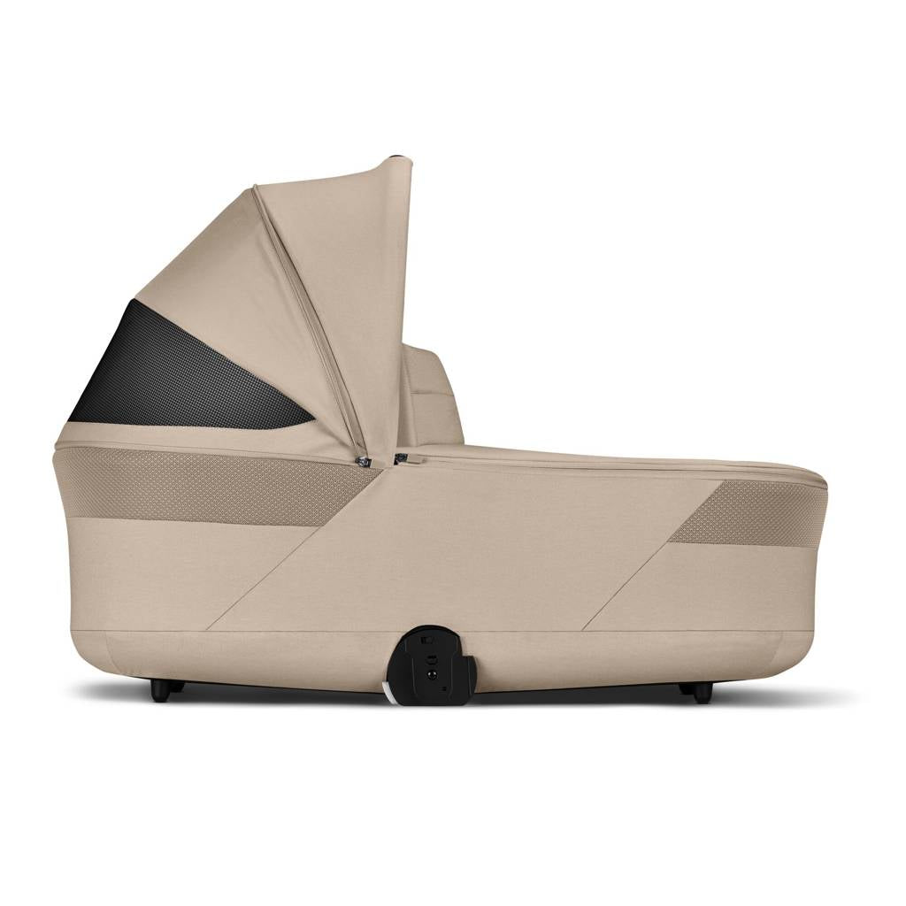 Cybex® Otroški voziček s košaro 2v1 Balios S Lux Almond Beige (Taupe Frame)