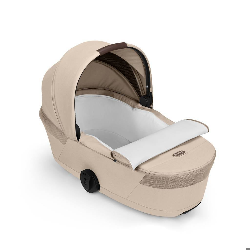 Cybex® Otroški voziček z zložljivo košaro 2v1 Balios S Lux Almond Beige (Taupe Frame)