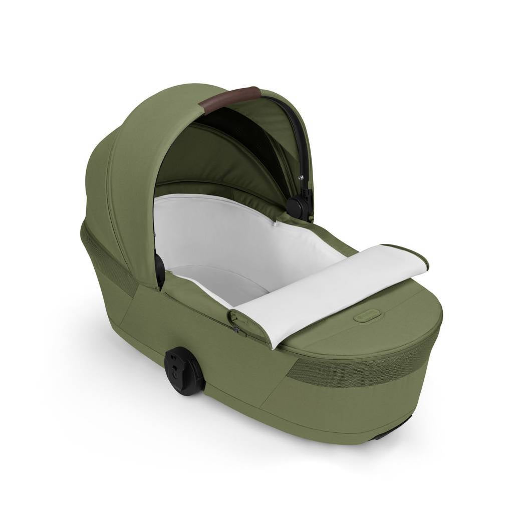 Cybex® Otroški voziček z zložljivo košaro 2v1 Balios S Lux Moss Green (Taupe Frame)