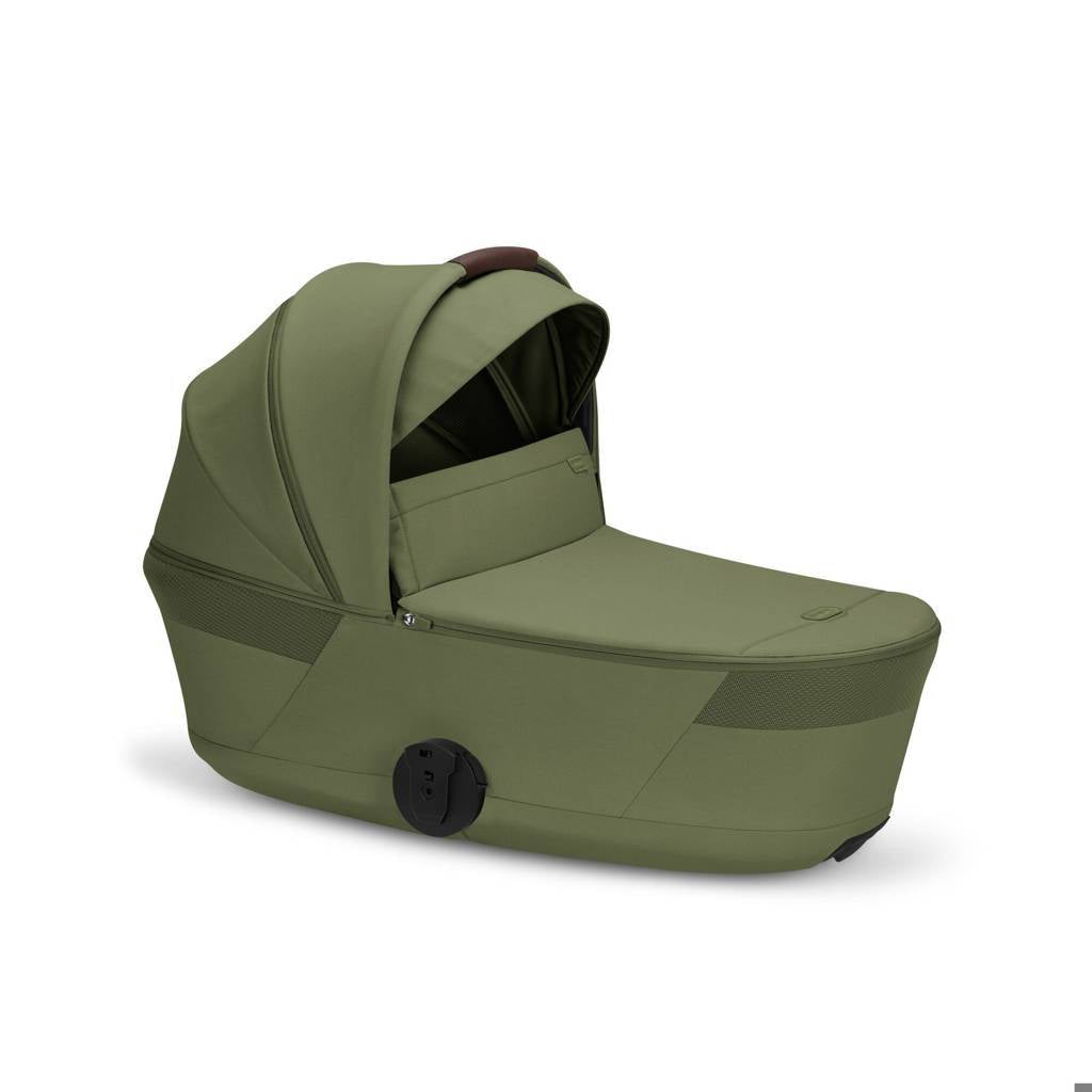 Cybex® Otroški voziček z zložljivo košaro 2v1 Balios S Lux Moss Green (Taupe Frame)