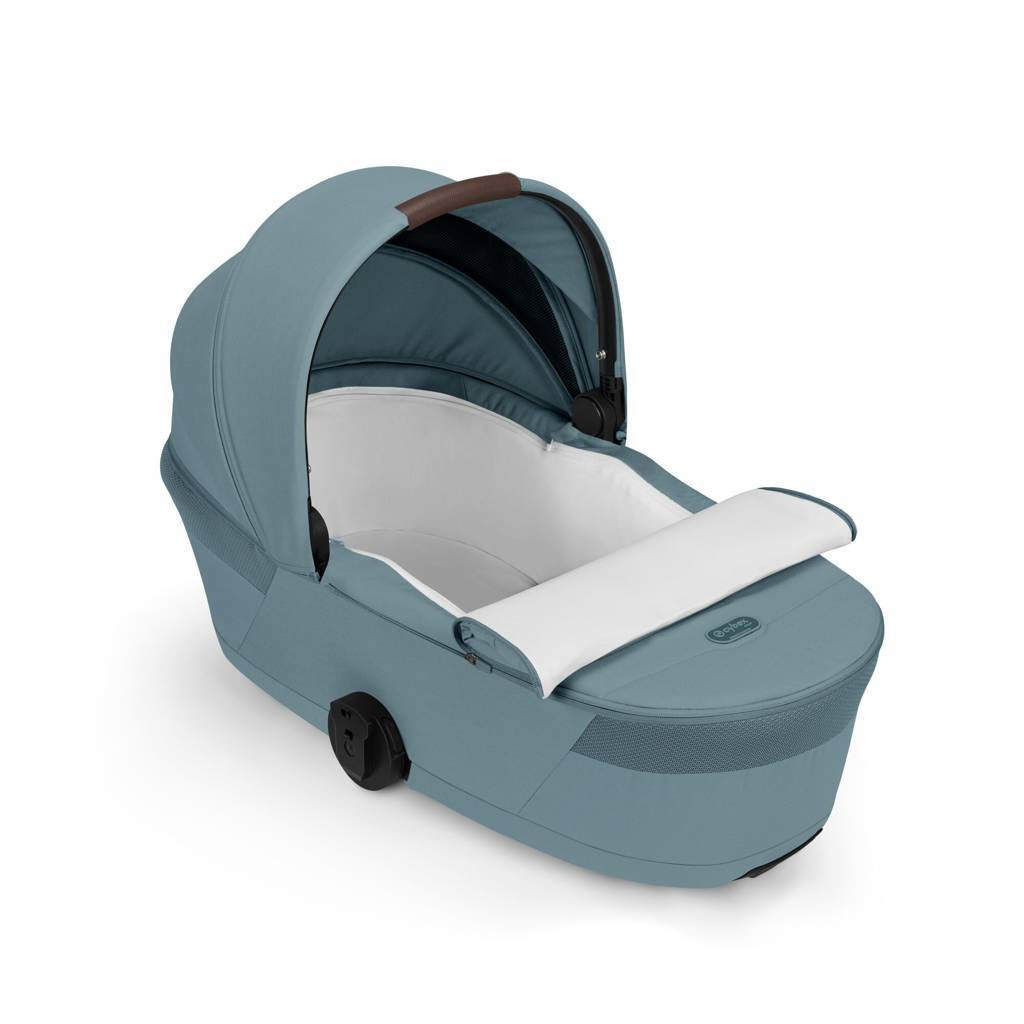 Cybex® Otroški voziček z zložljivo košaro 2v1 Balios S Lux Stormy Blue (Taupe Frame)