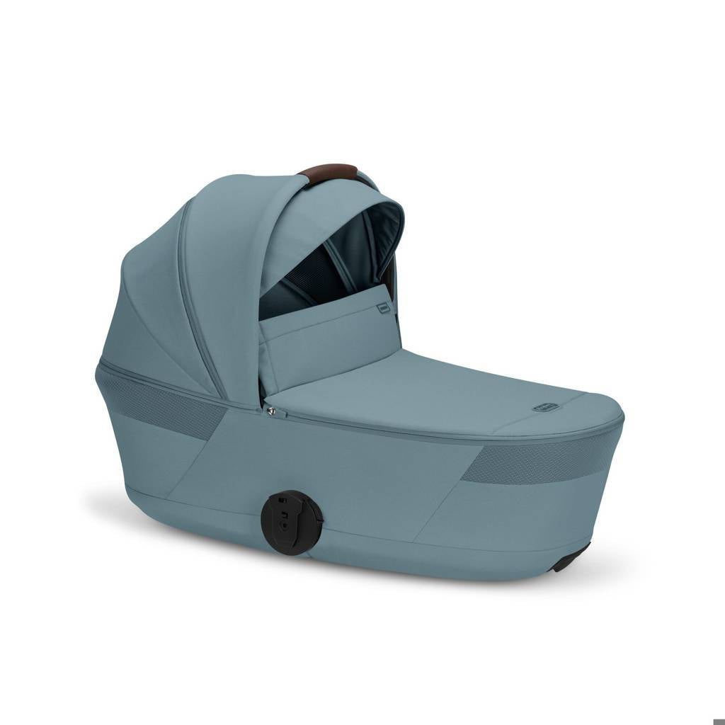 Cybex® Otroški voziček z zložljivo košaro 2v1 Balios S Lux Stormy Blue (Taupe Frame)