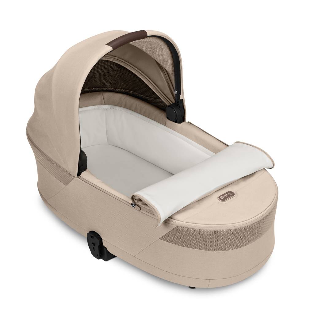 Cybex® Otroški voziček s košaro 2v1 Balios S Lux Almond Beige (Taupe Frame)
