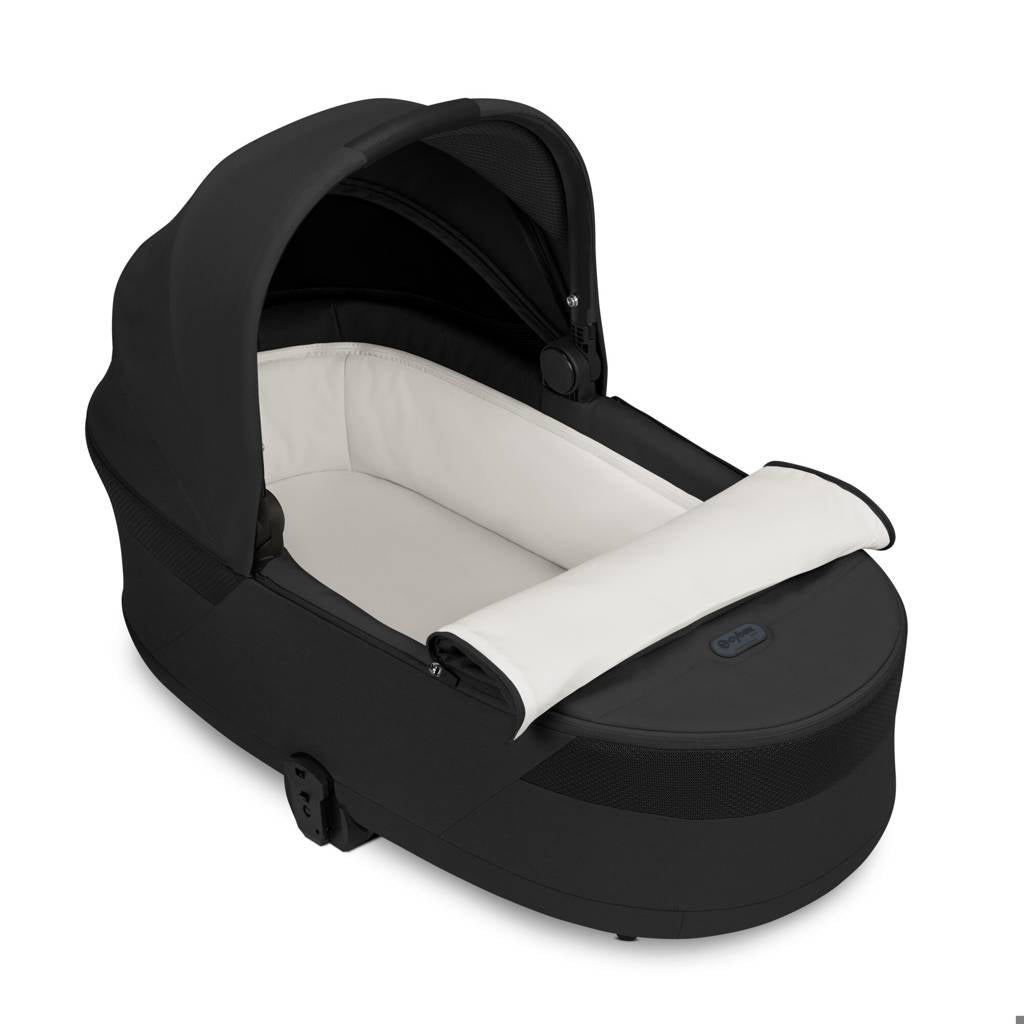 Cybex® Otroški voziček s košaro 2v1 Balios S Lux Moon Black (Black Frame)