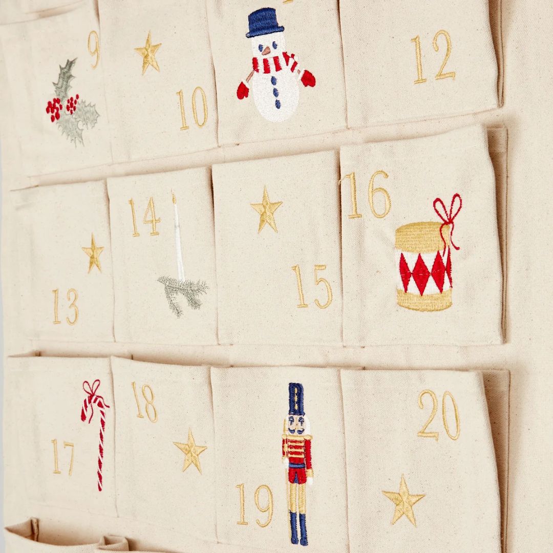 CamCam® Calendario dell'Avvento GOTS Beige – slika 3