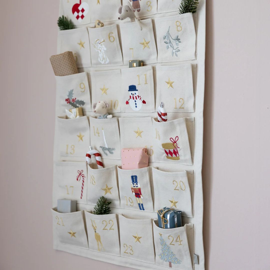 CamCam® Calendario dell'Avvento GOTS Beige – slika 4