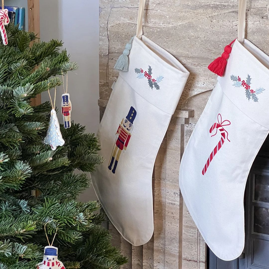 CamCam® Chaussette de Noël GOTS Nutcracker – slika 3