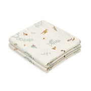 CamCam® Komplet 2 tetra pleničk 70x70 GOTS Woodland