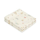 CamCam® Set of 2 muslin diapers 70x70 GOTS Vintage Toys