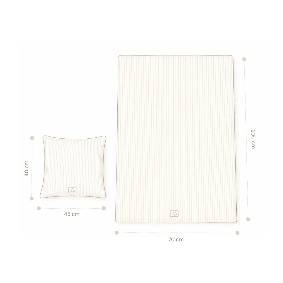 CamCam® Biancheria da letto GOTS Caprice 70x100