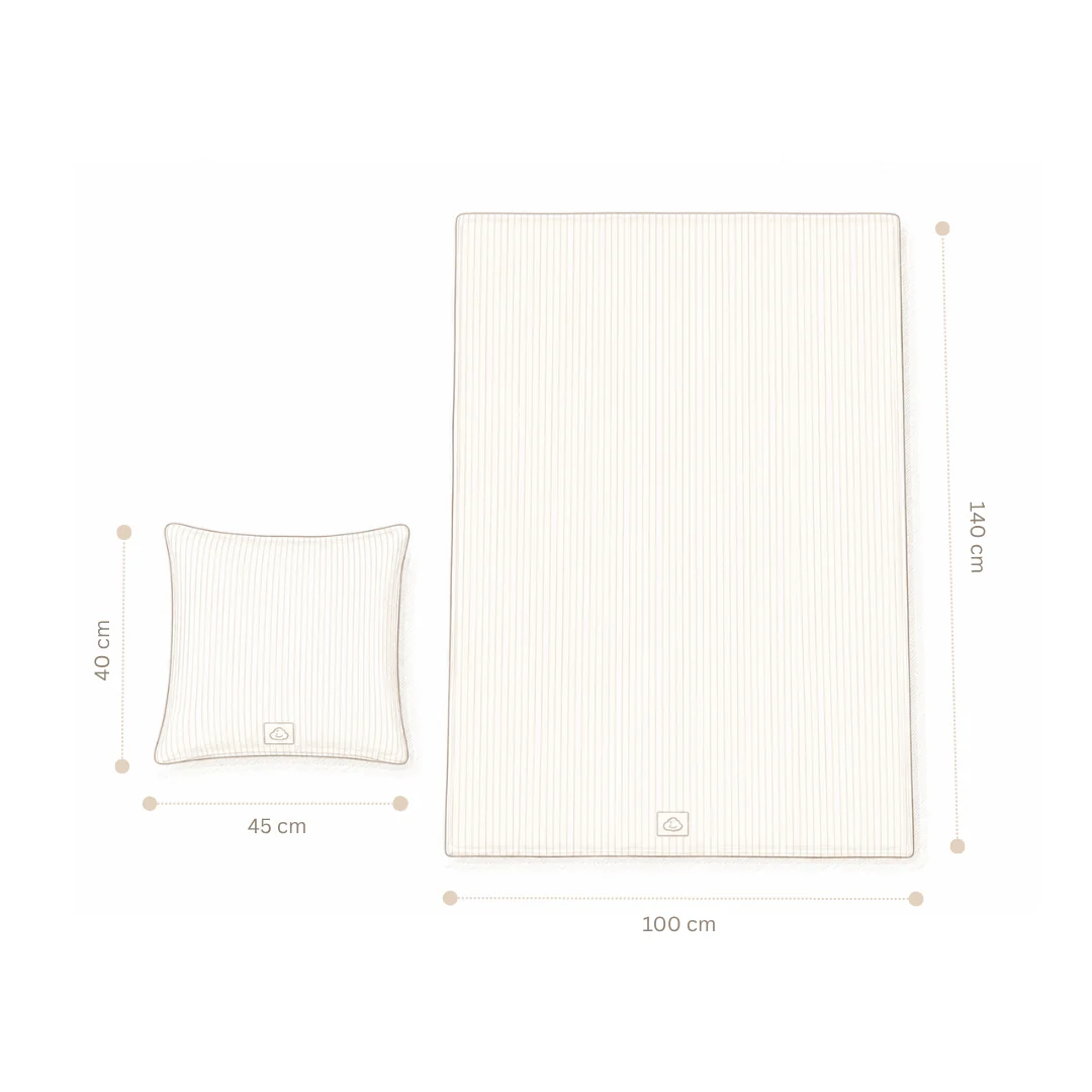 CamCam® Biancheria da letto Junior GOTS Caprice 100x140
