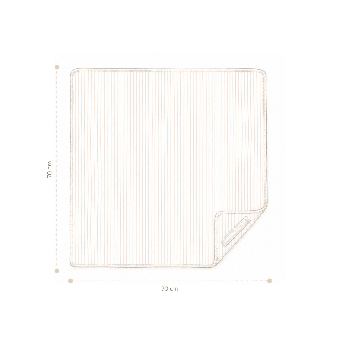 CamCam® Tetra pleničke GOTS Mix Woodland 70x70 3 kos – slika 4