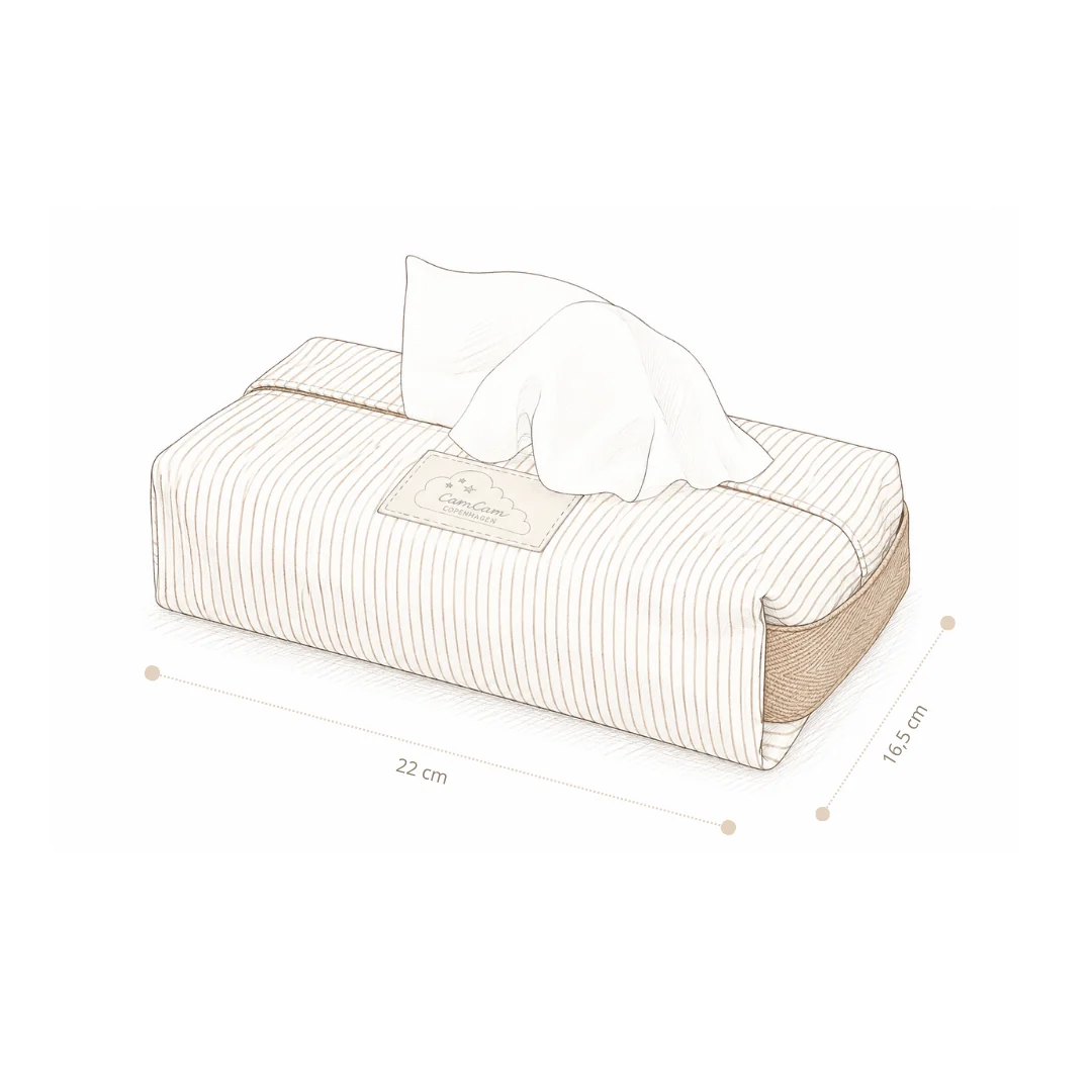 CamCam® Custodia per salviettine umidificate GOTS Caprice