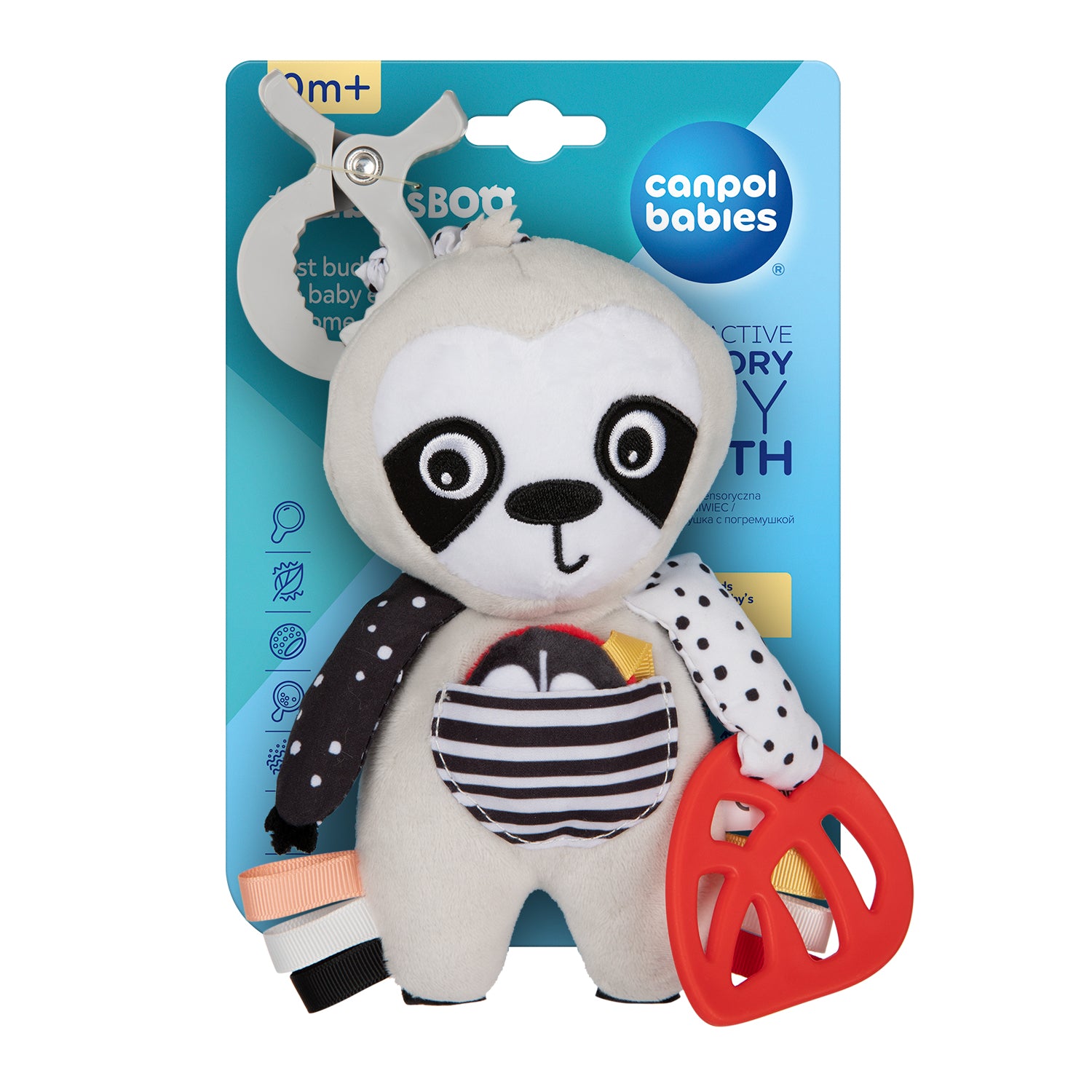 Canpol babies® Aktivnostna plišasta igrača BabiesBoo Sloth