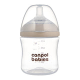 Canpol babies® Anti-colic steklenička z dvopodročnim cucljem Natural Shape 150ml