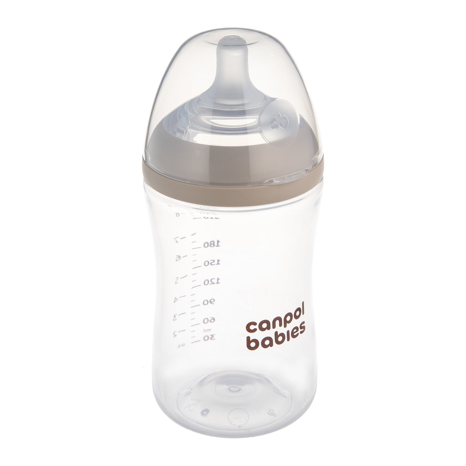 Canpol babies® Anti-colic steklenička z dvopodročnim cucljem Natural Shape 260ml