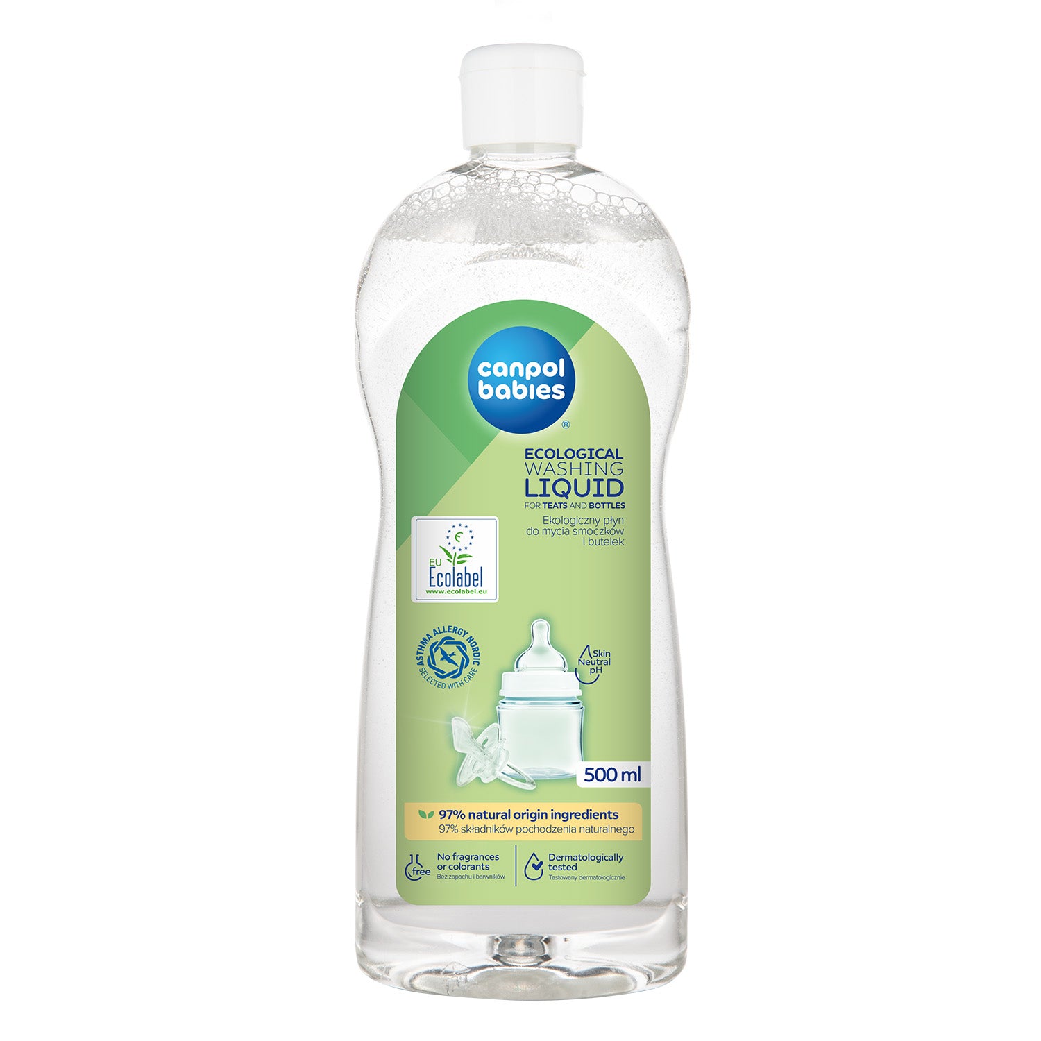 Canpol babies® Ekološko čistilo za stekleničke in cuclje 500 ml