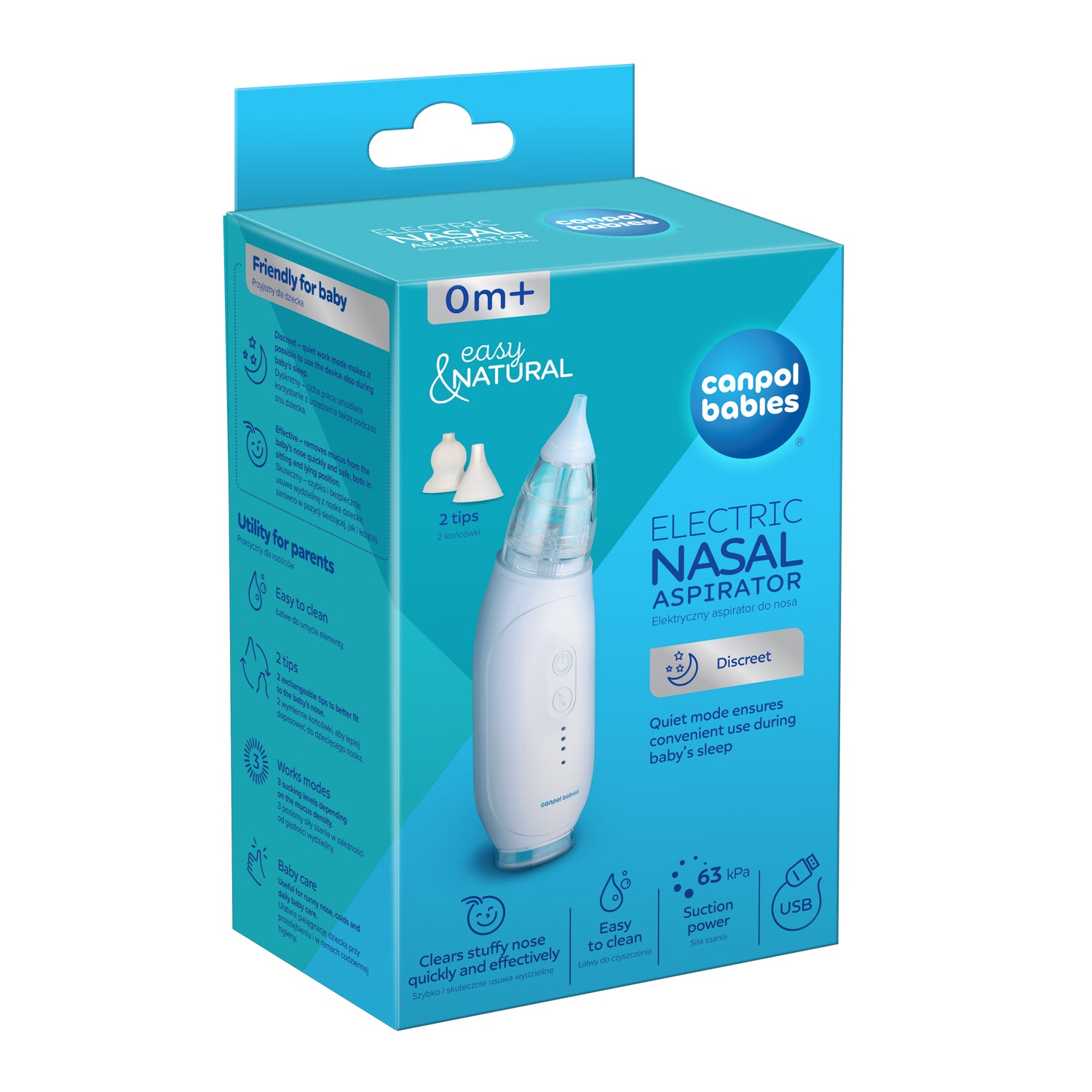Canpol babies® Električni nosni aspirator (0+m)