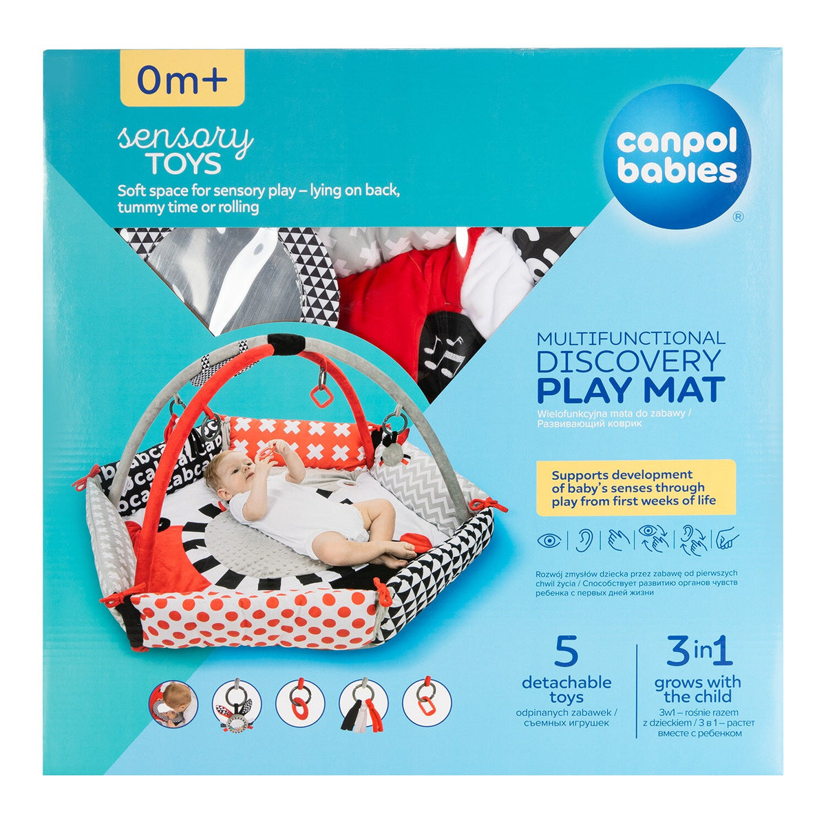 Canpol babies® Igralna podloga Sensory Toys
