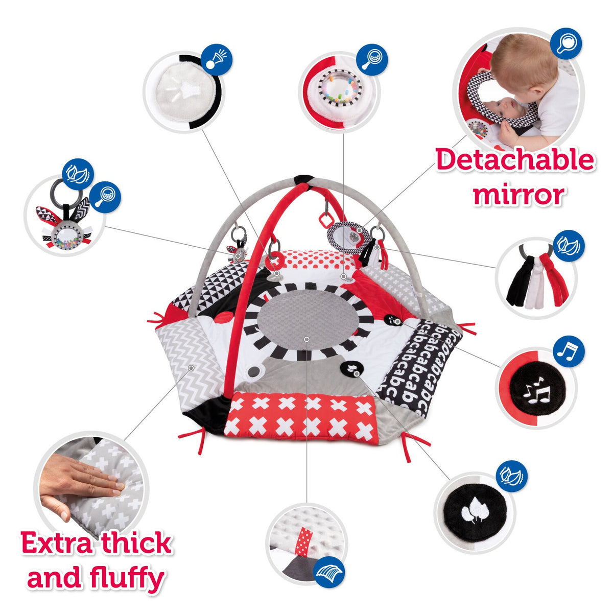 Canpol babies® Igralna podloga Sensory Toys