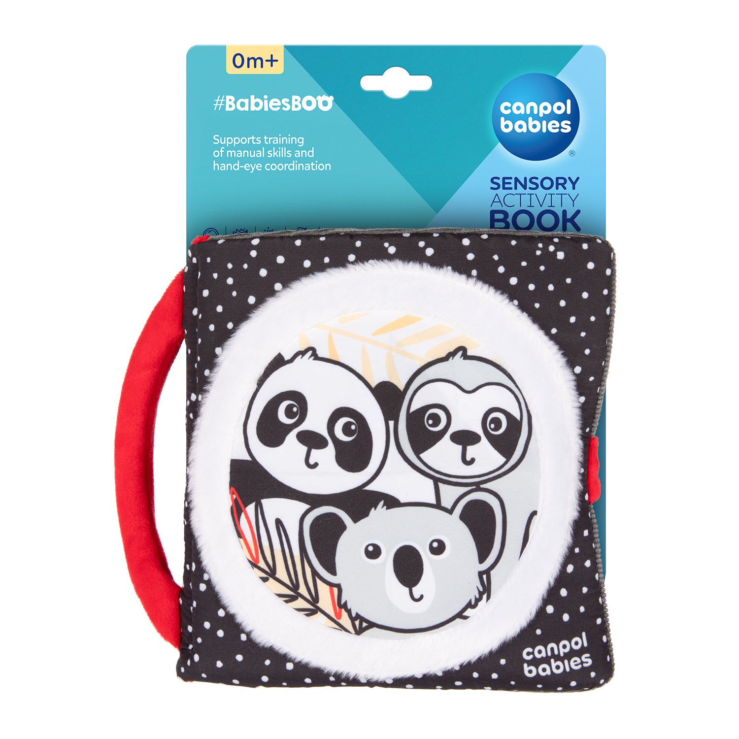 Canpol babies® Mehka aktivnostna knjigica BabiesBoo Panda
