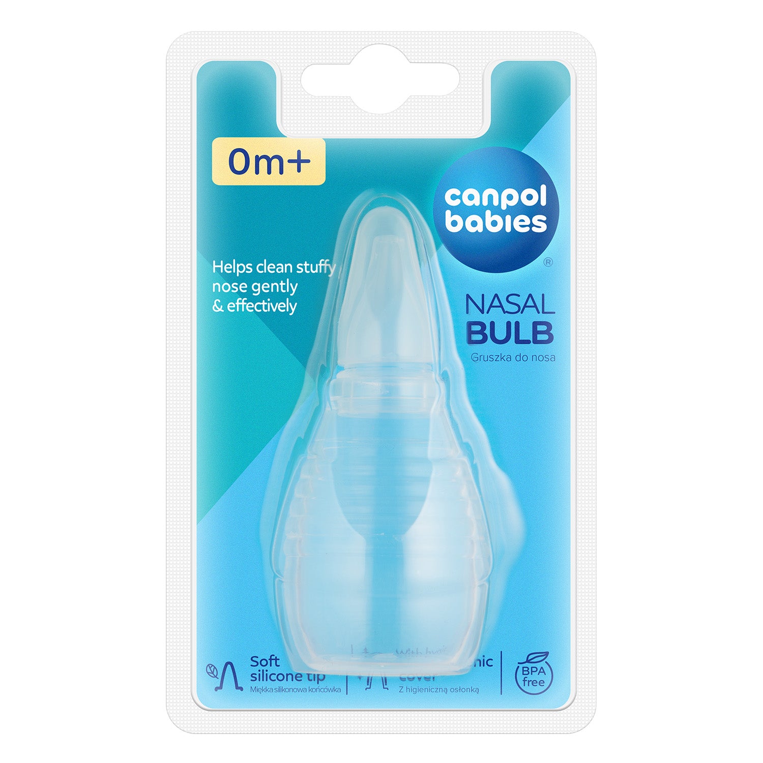 Canpol babies® Silikonski nosni aspirator (0+m)