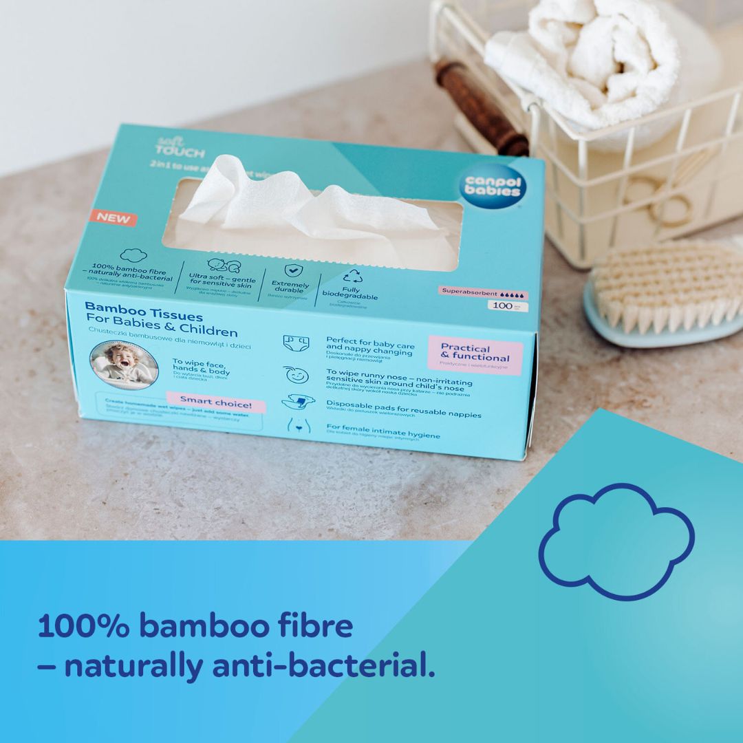 Canpol babies® Suhi bambusovi robčki 100 kos