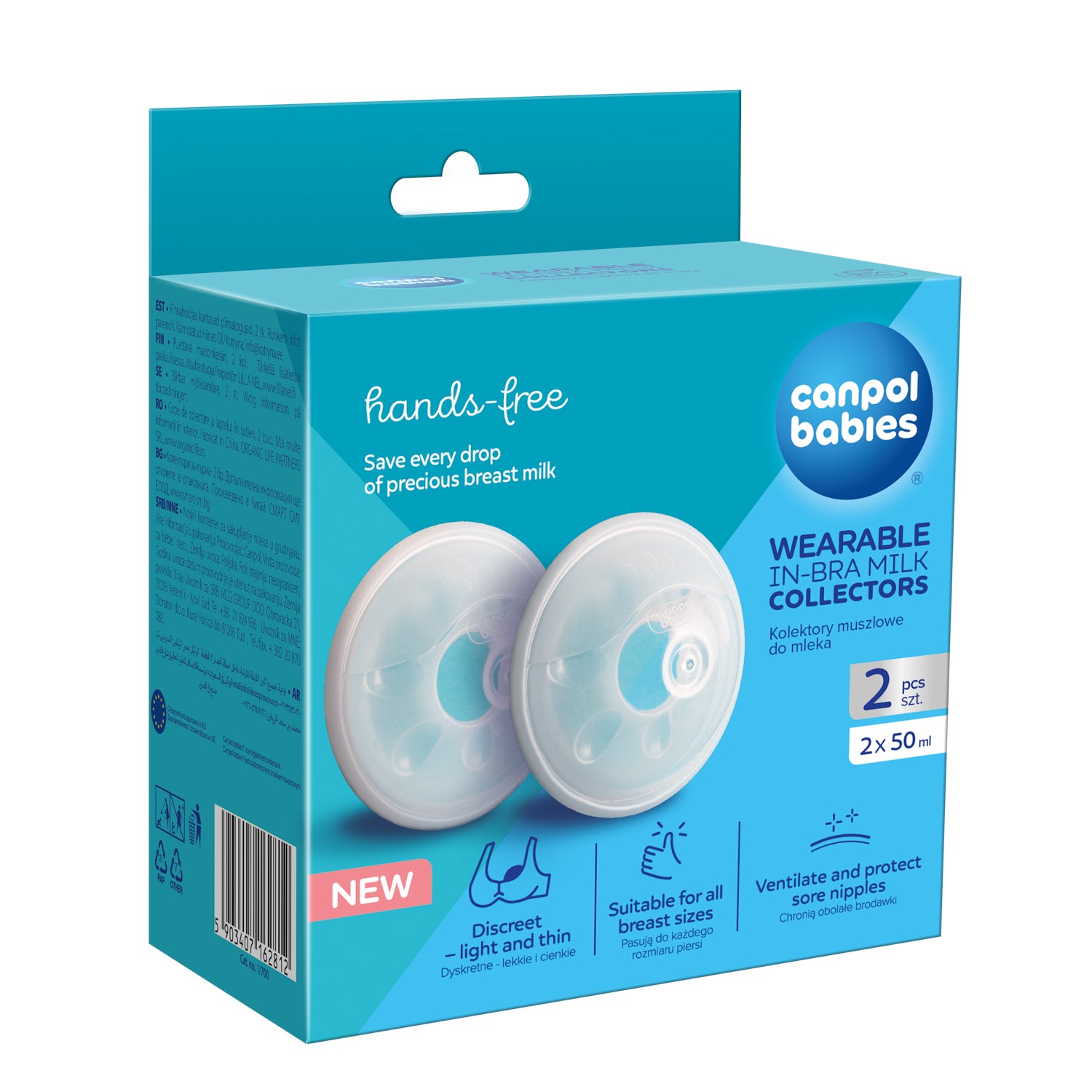 Canpol babies® Zbiralnik mleka 2 kos