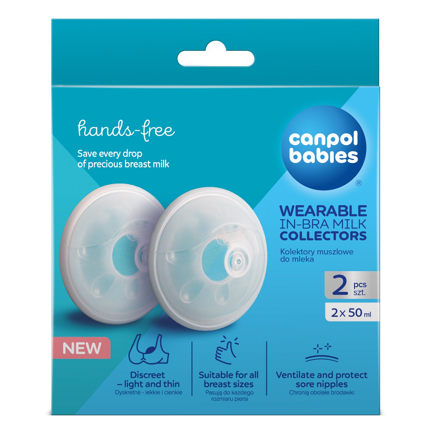 Canpol babies® Zbiralnik mleka 2 kos