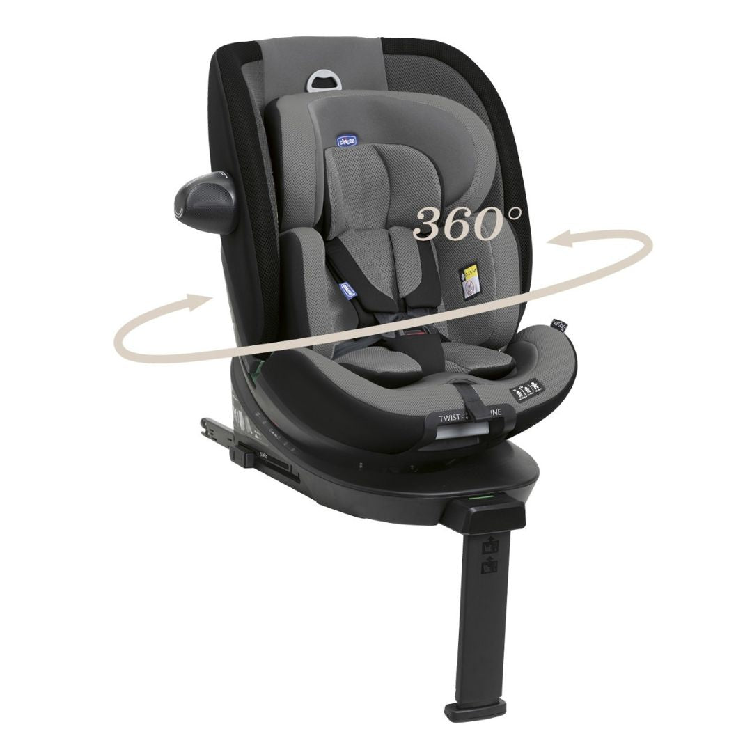 Chicco® Otroški avtosedež 360° i-Size 40-150 cm EverOne Grey Black
