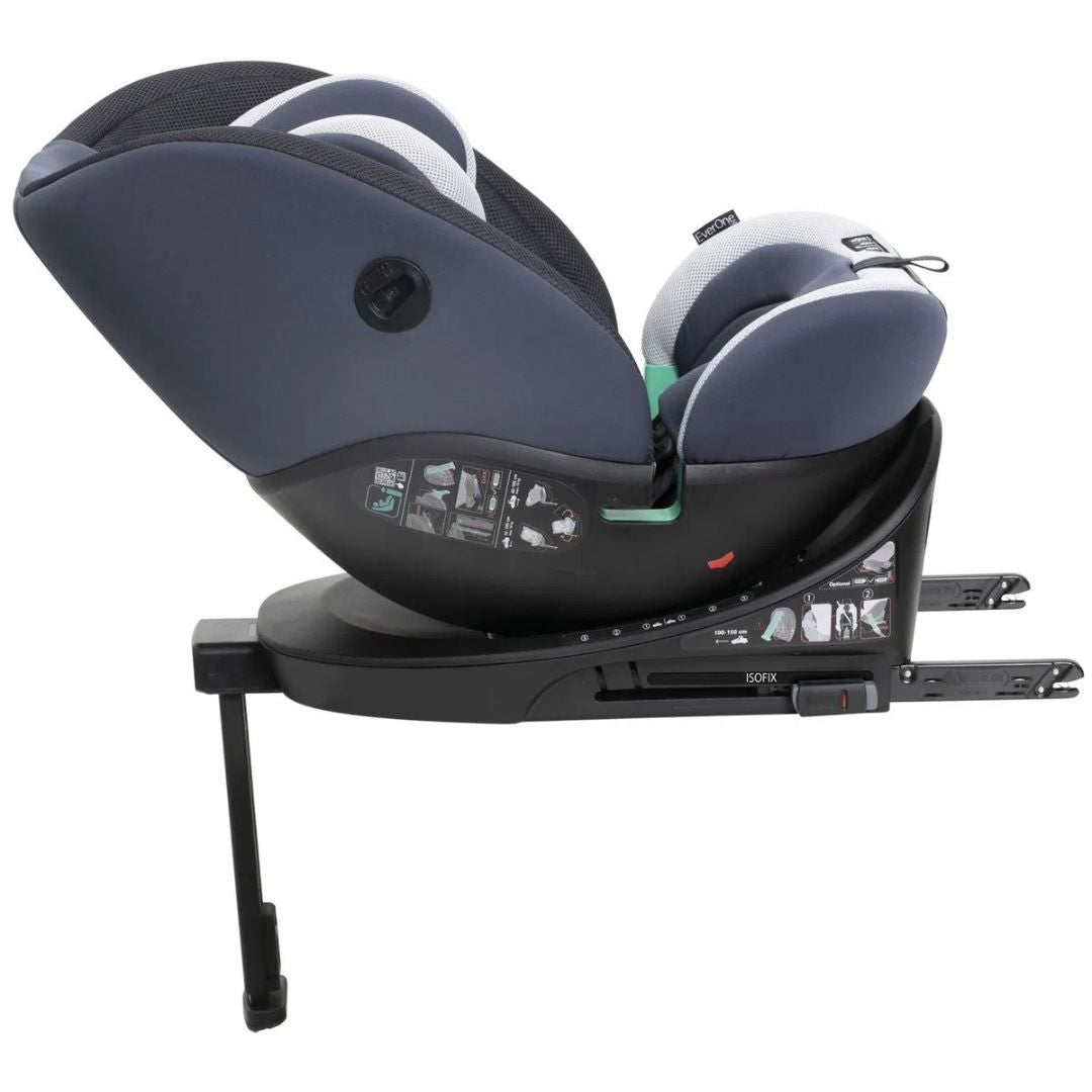 Chicco® Otroški avtosedež 360° i-Size 40-150 cm EverOne Silver Ink Chicco