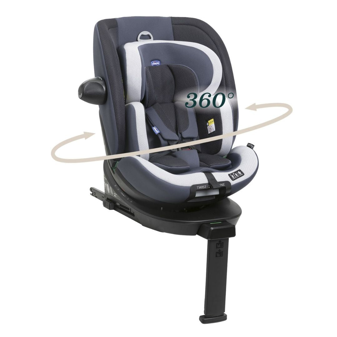 Chicco® Otroški avtosedež 360° i-Size 40-150 cm EverOne Silver Ink
