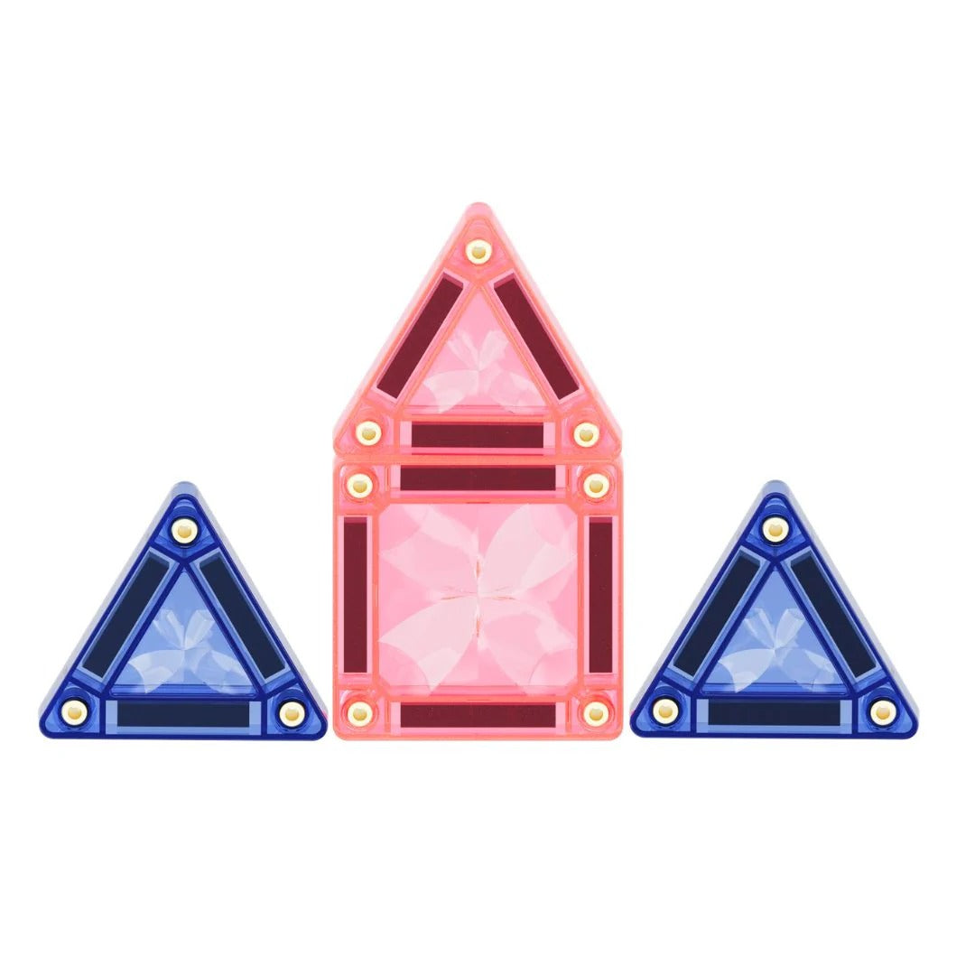 Cleverclixx® Magnetne ploščice Mini Tiles Pack Pastel 28 kos Cleverclixx