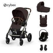 Cybex® Otroški voziček 3v1 Balios S Lux + Nosilka Amya + Avtosedež Cloud G3 Chocolate Brown Cybex